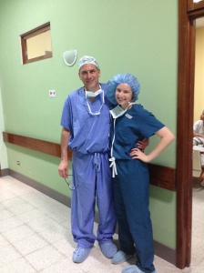 Chris, Physician Assitant with his daughter
