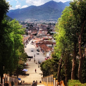 View from Iglesia de Guadalupe in San Cristobal